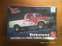 AMT 1/25 1978 Ford Pickup Truck 4X4 Firestone Super Stones New Sealed Box 858
