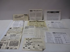 51 AMT, MPC, Monogram, and Revell Model Instructions