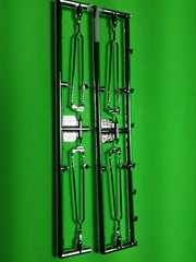 Lot of 2 32 1932 Ford 5 Window Coupe 1/25 Chrome Hair Pin Radius Rod Rat Hot