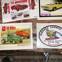 Vintage AMT Model Advertising And Stickers