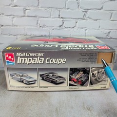 AMT Ertl 1958 Chevrolet Impala Coupe Open Complete Original Kit