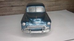 vintage dealer promo car 1949/50 Chevrolet 4 dr sedan metal car & bank Z124