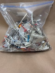 MISC 1 POUND Bag Model Car Truck Parts LOT Frame Body Motors Interior READ DSC