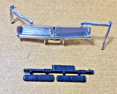 1969 Dodge Charger FRONT BUMPER & GRILLES MPC 1:25 Scale Model PARTS NEW