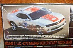 AMT 2010 CHEVY CAMARO SS/RS COUPE INDY PACE CAR MODEL KIT 1/25 SCALE