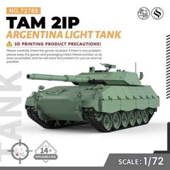 SSMODEL SS72789 1/72 25mm Military Model Parts Argentina TAM 2IP Light Tank
