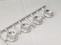 56 Chevy Del Ray HUBCAPS / WHEEL COVERS from Revell 1:25 Model Kit 1956 WHEELS