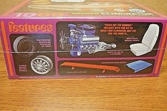 AMT 1969 COUGAR ELIMINATOR 1/25 SCALE MODEL KIT (molded in white)