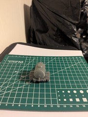 3D Printed 1/144 Unpainted U.S. Water Tank Trailer