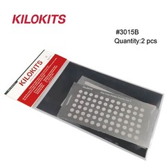 KILOKITS 2PCS Static Grass Planting Template Tool Railway Scenery 1/35 1/72 1/87