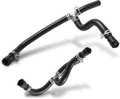 A-Premium 2Pcs Inlet and Outlet HVAC Heater Hose Pipe Line Assembly Compatible