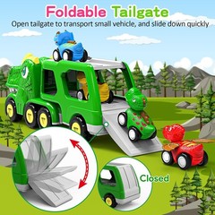 ENJSD Toys for 1 2 3 4 Year Old Boys, 5 in 1 Ages 2-4 with 4…