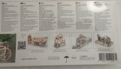 New UGEARS Mechanical Tractor Model Kit New Sealed Building Set one corner flaw