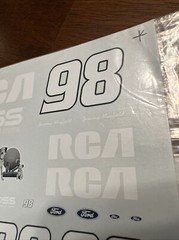 #98 RCA DSS Ford NASCAR Decal By Private Stock
