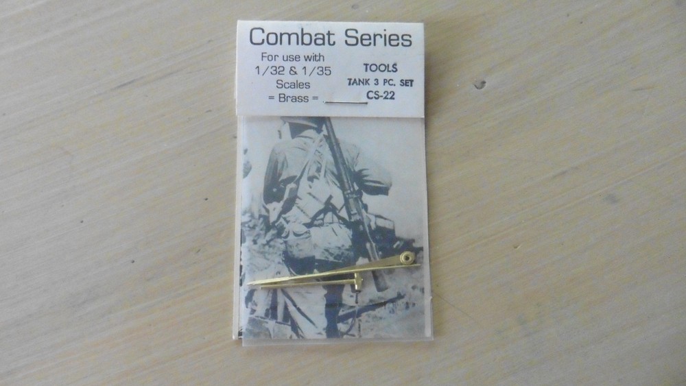 Very Rare Combat Series 1/35 Tank tools (3) New Sealed #CS-22