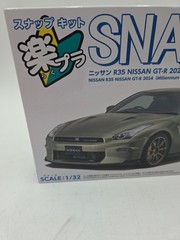 Nissan R35 GT-R 2024 millennium jade 1:32 Model Kit Snap Together Car 03-MJ