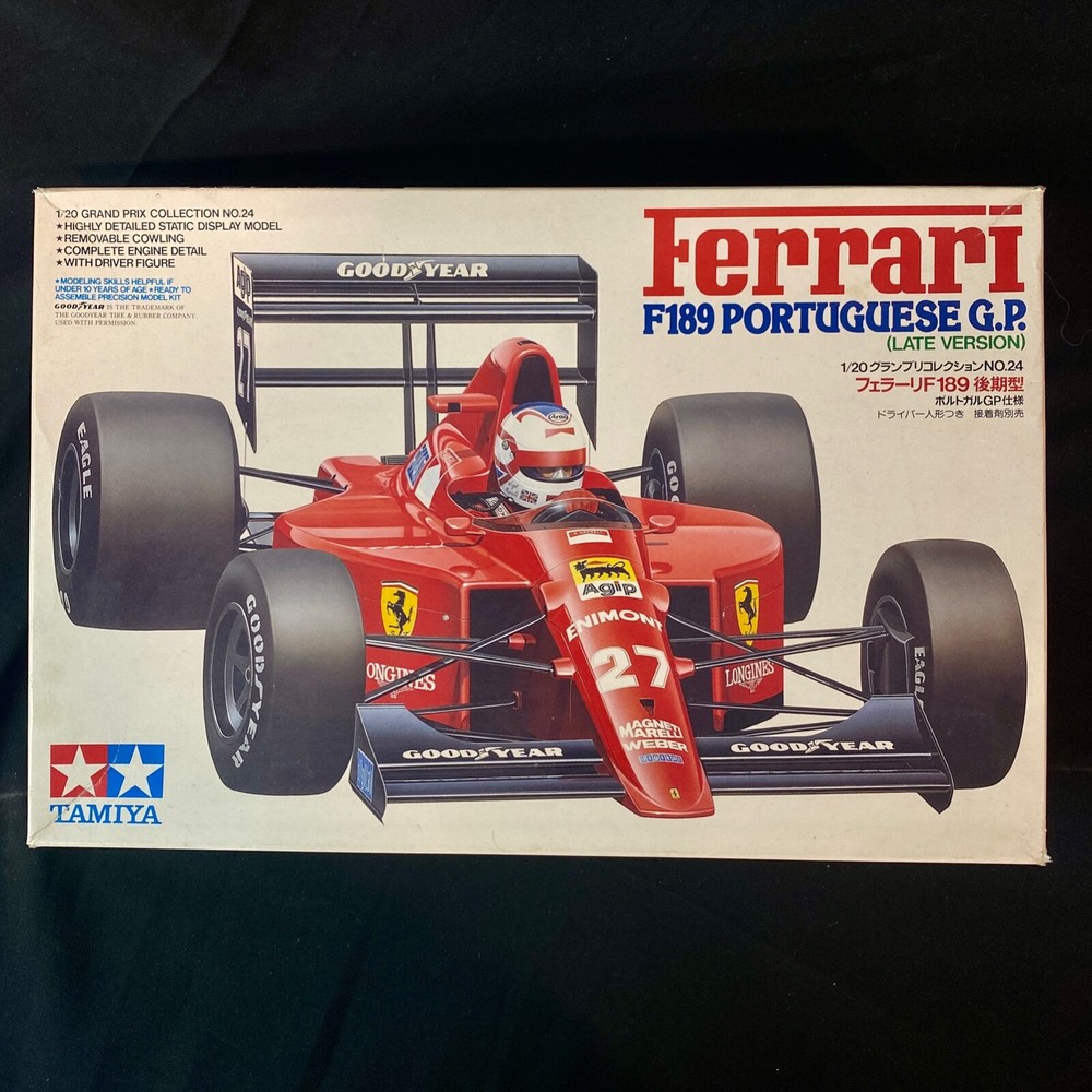 Rare kit Tamiya 1/20 Mode kit Ferrari F189 Late Portuguese GP from Jp