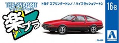 Aoshima: 1/32 The Snap Kit Toyota Sprinter Trueno (High-Flash Two Tone) 1/32 Sca