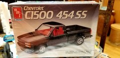 NEW & SEALED! Vintage AMT Chevrolet C1500 454SS 1:25 Kit #6032 Ships FREE!