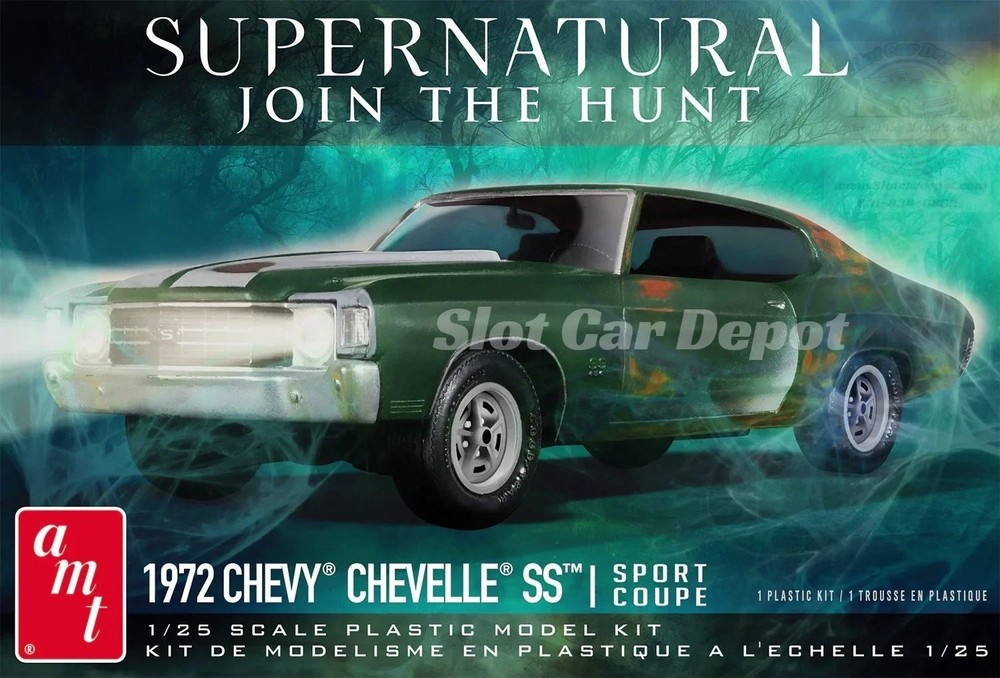 AMT 1:25 Scale Model 1972 Chevy Chevelle SS Supernatural: Join the Hunt 1592