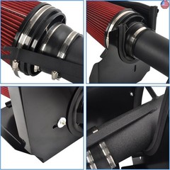 4″ Cold Air Intake System + Heat Shield Compatible with 1999-2006 GMC/Chevy V8