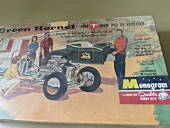 Vtg 1996 Monogram GREEN HORNET FORD T Show & Go Roadster MODEL CAR KIT 1:24