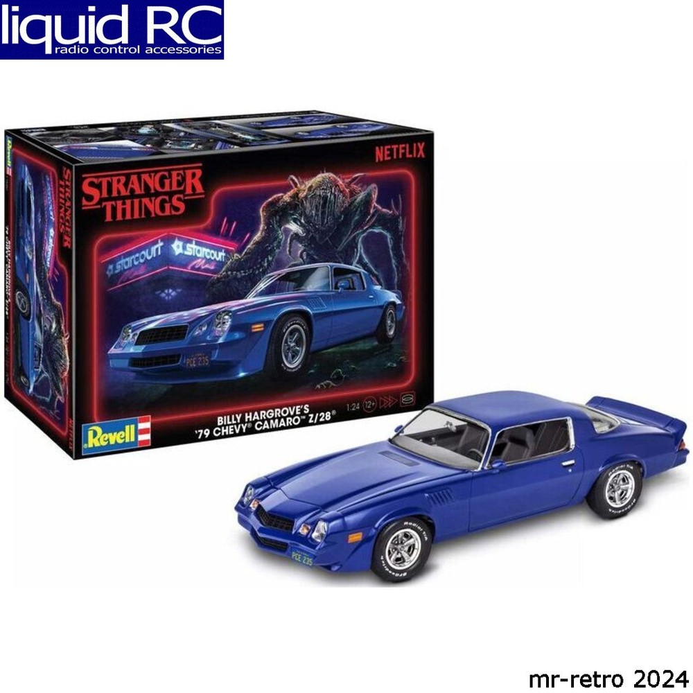 Revell 145609090 1/24 Billy Hargrove s 79 Camaro Z/28 – Stranger Things