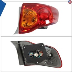 Silscvtt Passenger Side Outer Rear Brake Tail Light Assembly Replacement for