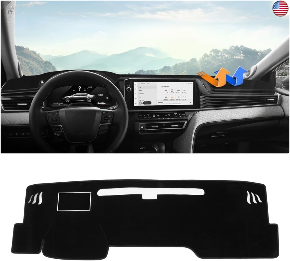 Autorder Dashboard Cover Mat for Toyota Camry 2025 2026 Accessories Dash Cover
