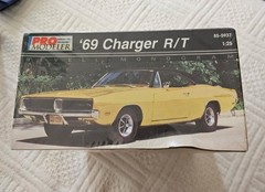 Revell Pro Modeler 5937 Scale ’69 Dodge Charger R/T Plastic Model Kit Sealed
