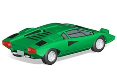 Aoshima Bunka Kyozai AOSHIMA 1/32 The Snap Kit Series Lamborghini Countach LP400