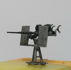 Metallic Details MDR7251 Twin 20 mm Oerlikon fixed mount guns model, scale 1/72