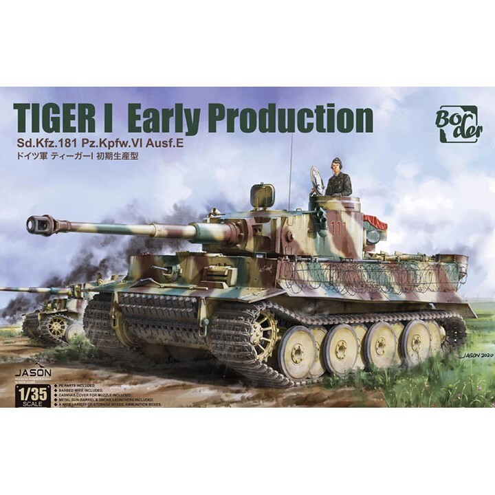 Border Model #BT-010 1/35 Tiger I BATTLE OF KURSK