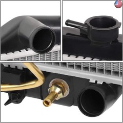 DNA Motoring OEM-RA-1571 Factory Style Aluminum Cooling Radiator Compatible