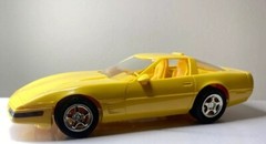 ERTL/AMT Limited Edition 1995 Corvette ZR-1 COMPETITION Yellow Dealer Promo MINT
