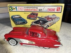 VERY RARE!! Vintage SMP 1960 Convertible Corvette Model Car Kit. NICE!!
