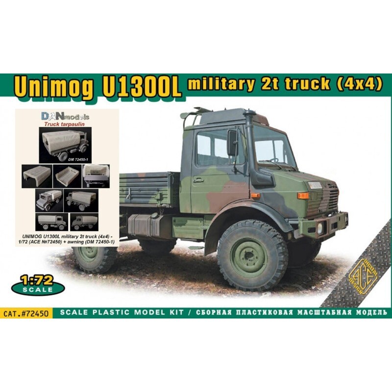 Dan Models 72450 Scale 1:72 UNIMOG U1300L Miltary 2t truck (ACE 72450)+model kit