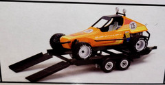 TRAVEL TRAILER WITH TANDEM WHEELS WORKING RAMPS (TRAILER ONLY)