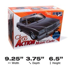 1 25 Scale 1980 Monte Carlo Model Kit Custom Build with Bonus Chopper Trailer