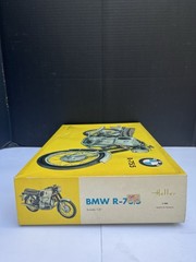 Heller 1/8 BMW R75/5 #L990 Vintage Motorcycle Model Kit 1971