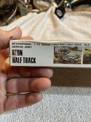 Sealed 1/72 scale Hasegawa Mini Box # 11 WWII German SDkfz 7- 8 Ton Half-Track