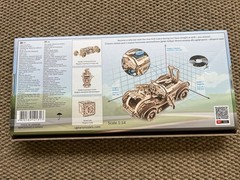 New Sealed 370pc UGEARS Drift Cobra Racing Car Wooden Mechanical Model Kit 14+