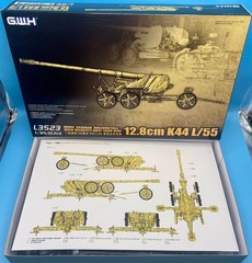 Great Wall Hobby 1/35 GWH L3523 WWII Rheinmetall 12.8cm K44 L/55 Anti-Tank Gun