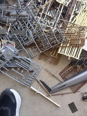 Large Group Lot Vintage Model Models Ship Ships Boat Boats Junk Yard Junkyard