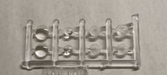 Headlights Clear Parts Peterbilt 359 Cross Country Hauler 1/25 AMT Heaflamps