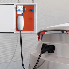 Tesla Charging Station Enclosure, 28 In. X 20 In. X 10 In. Exterior Cable Manage