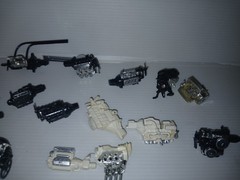 Monogram Revell Junkyard Built Parts Lot 1/24 1/25 Plastic Motors