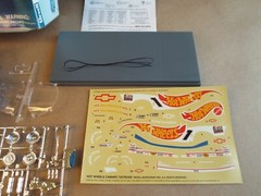 VTG Hot Wheels Revell Camaro 1/25 Plastic Model #F215141 New – Open Box – (Read)