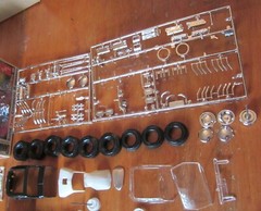AMT Double Dragster Kit #T275 Fiat Rail Drag Late-’60s Psychadelic Art Box