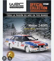 UNUSED WRC NISSAN 240 RS SALONEN 1:43 RALLY SCALE MODEL 1:43 BUBBLE DIECAST